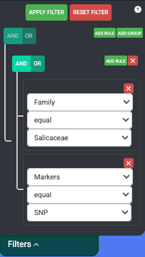 User interface of Cartograplant
